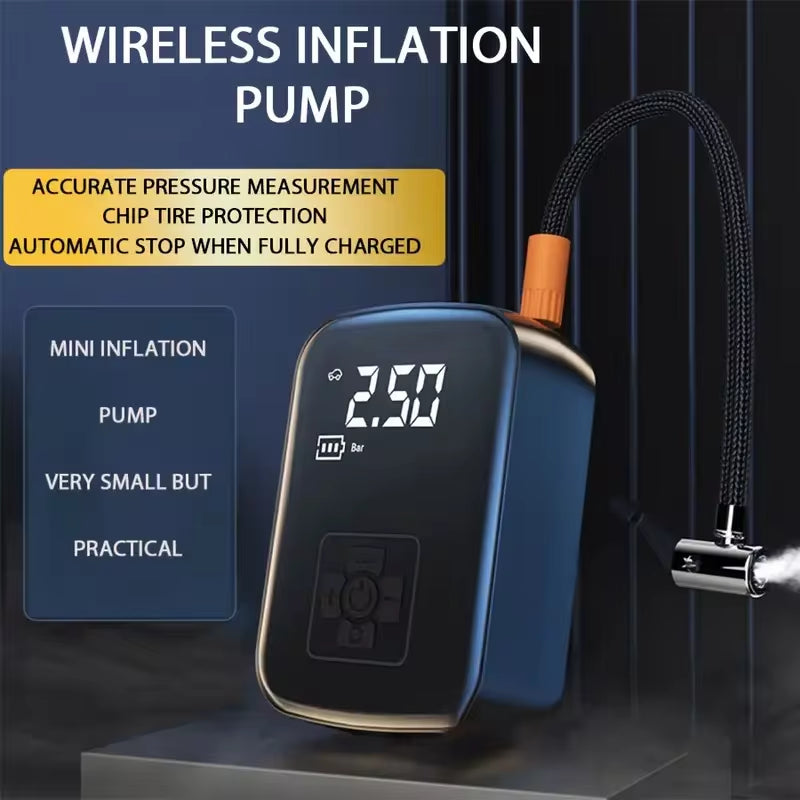 Cordless tire inflator